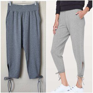 Lululemon Spirited Sissone Pant *25" Heathered Core Medium Grey / Raceway Grey
